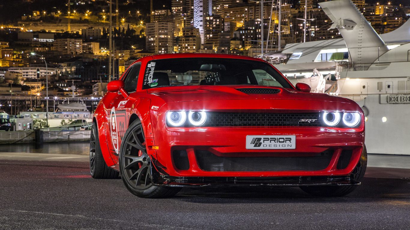 Bmw m 3 Rouge Sur Route Pendant la Nuit. Wallpaper in 1366x768 Resolution