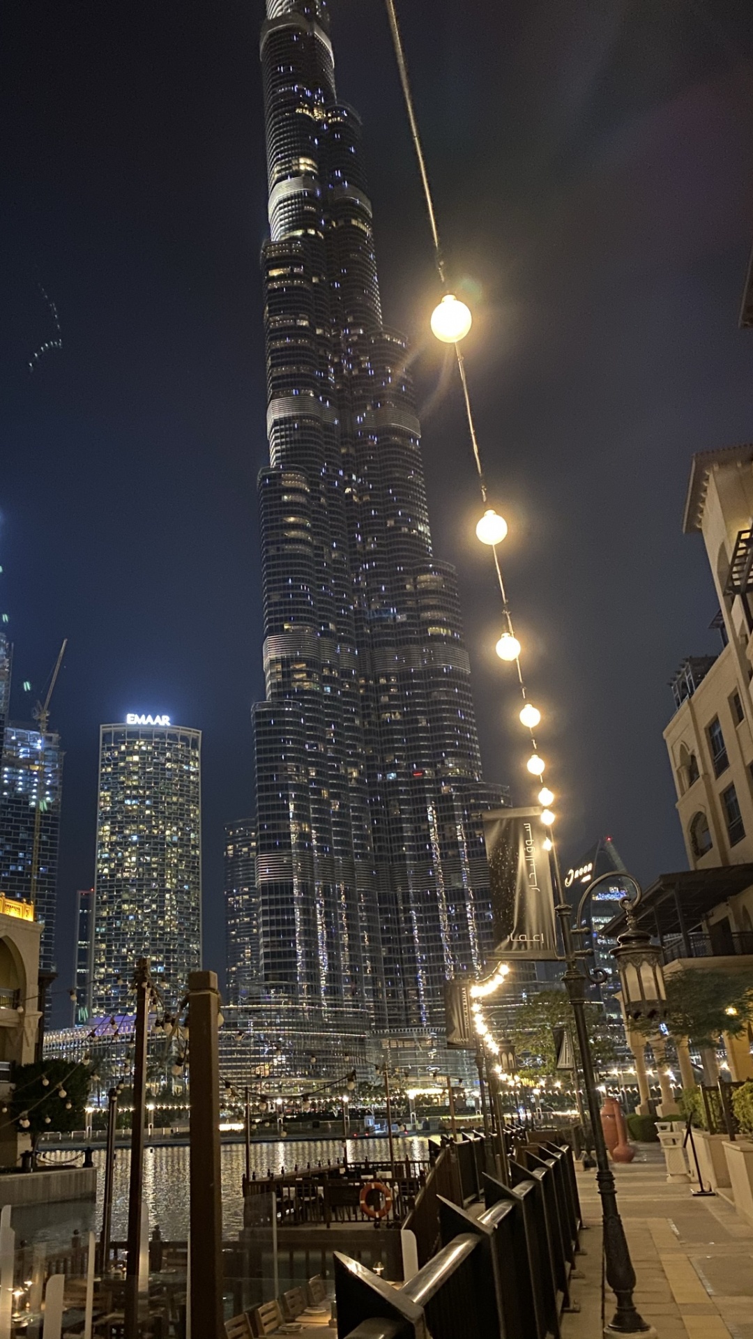 Skyscraper, Night, Tower, City, Tower Block. Wallpaper in 1080x1920 Resolution