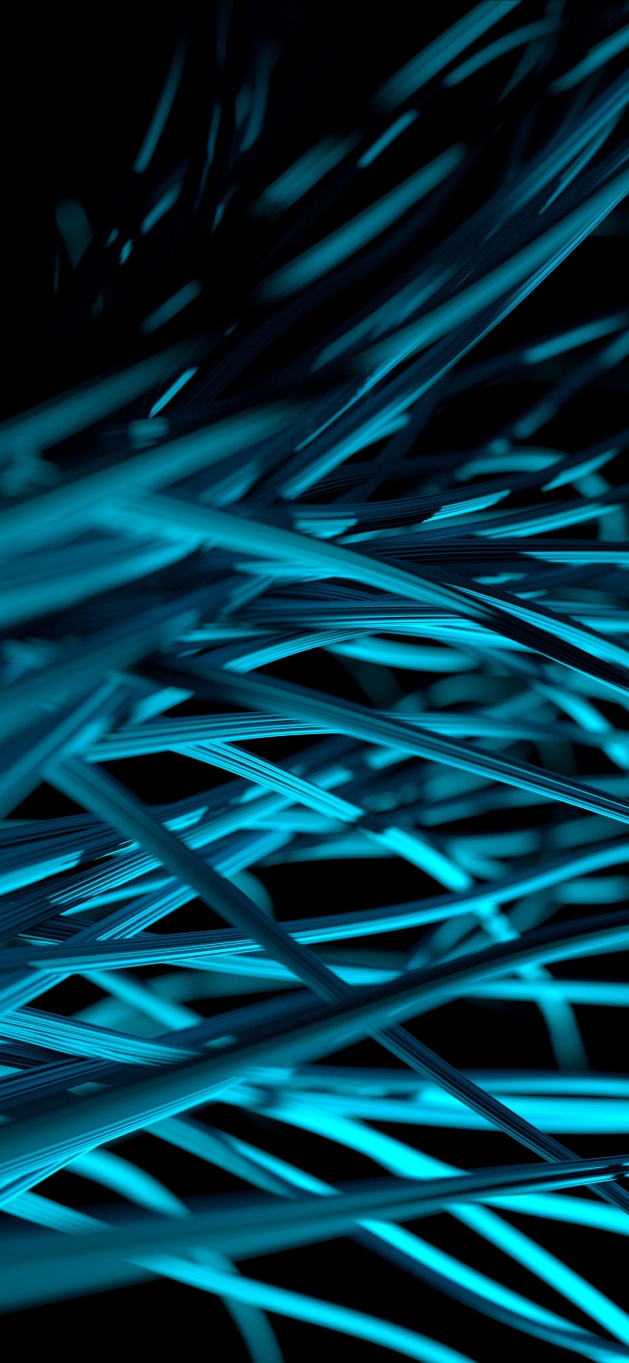 Papel Tapiz Digital de Luz Verde y Negra. Wallpaper in 1242x2688 Resolution