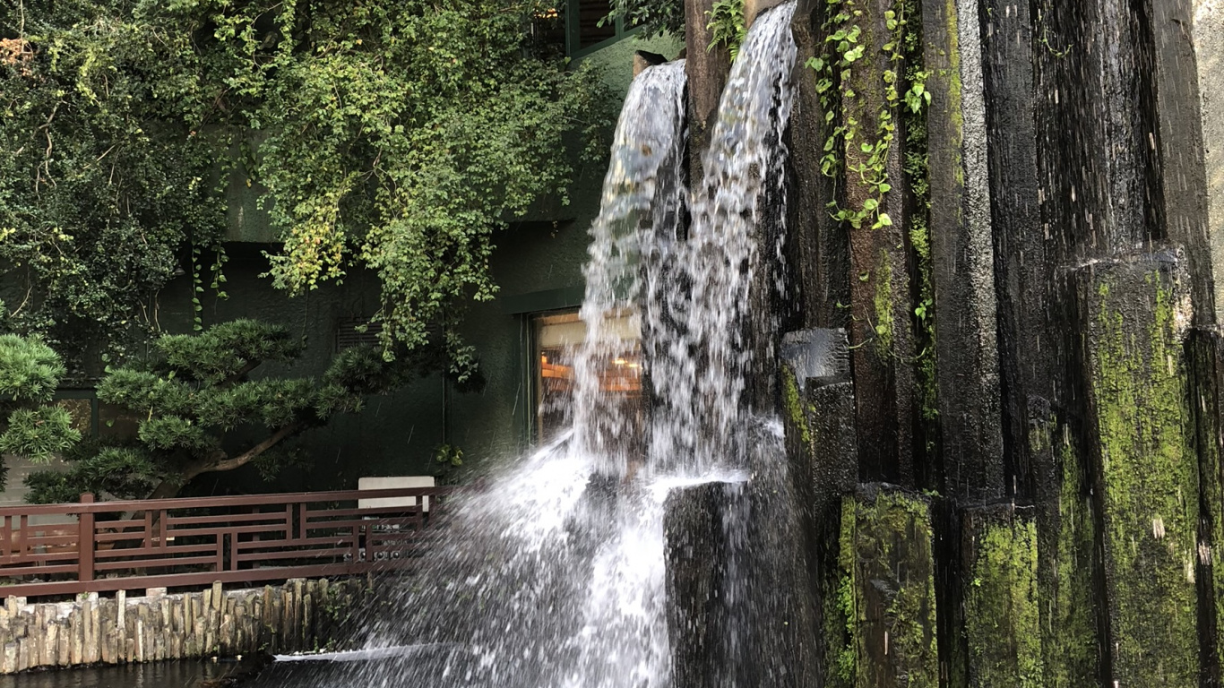 Nature, Waterfall, Water Resources, Watercourse, Water. Wallpaper in 1366x768 Resolution