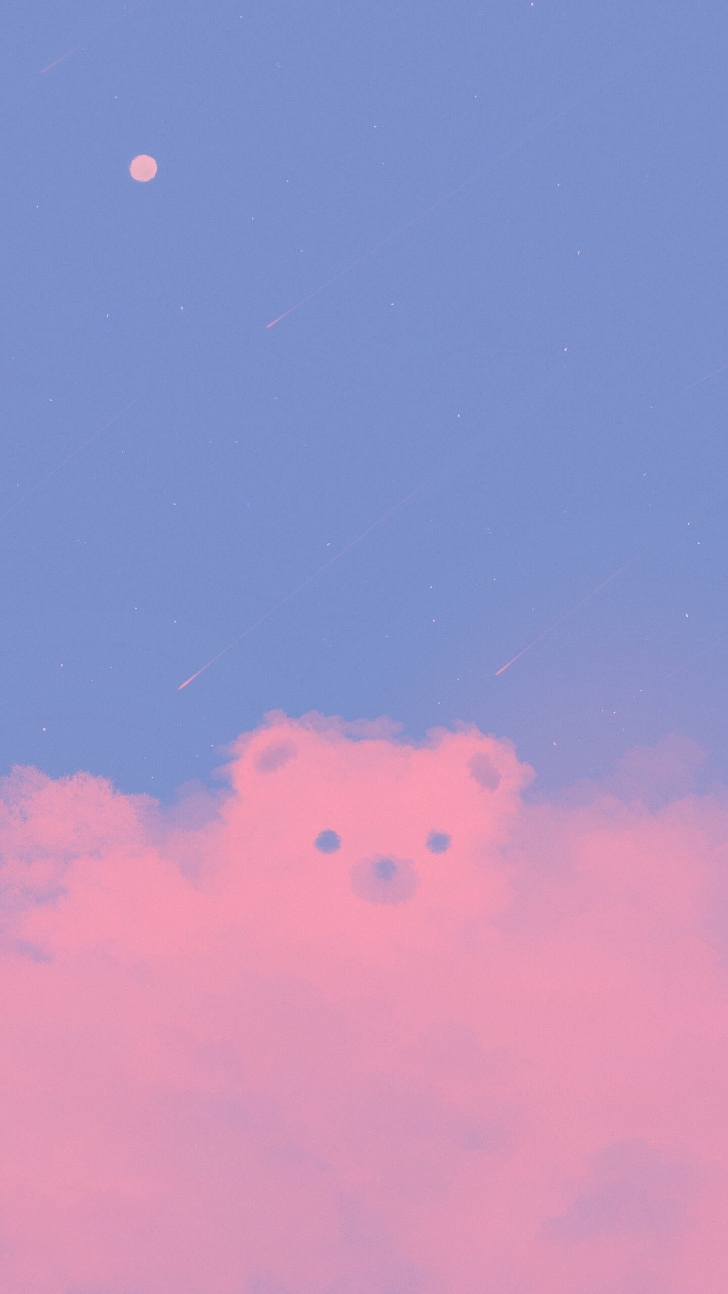 Ampel, Cloud, Atmosphäre, Azure, Purpur. Wallpaper in 1440x2560 Resolution