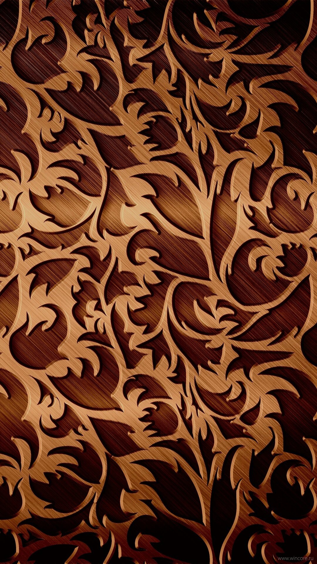 Brown and White Floral Textile. Wallpaper in 1080x1920 Resolution