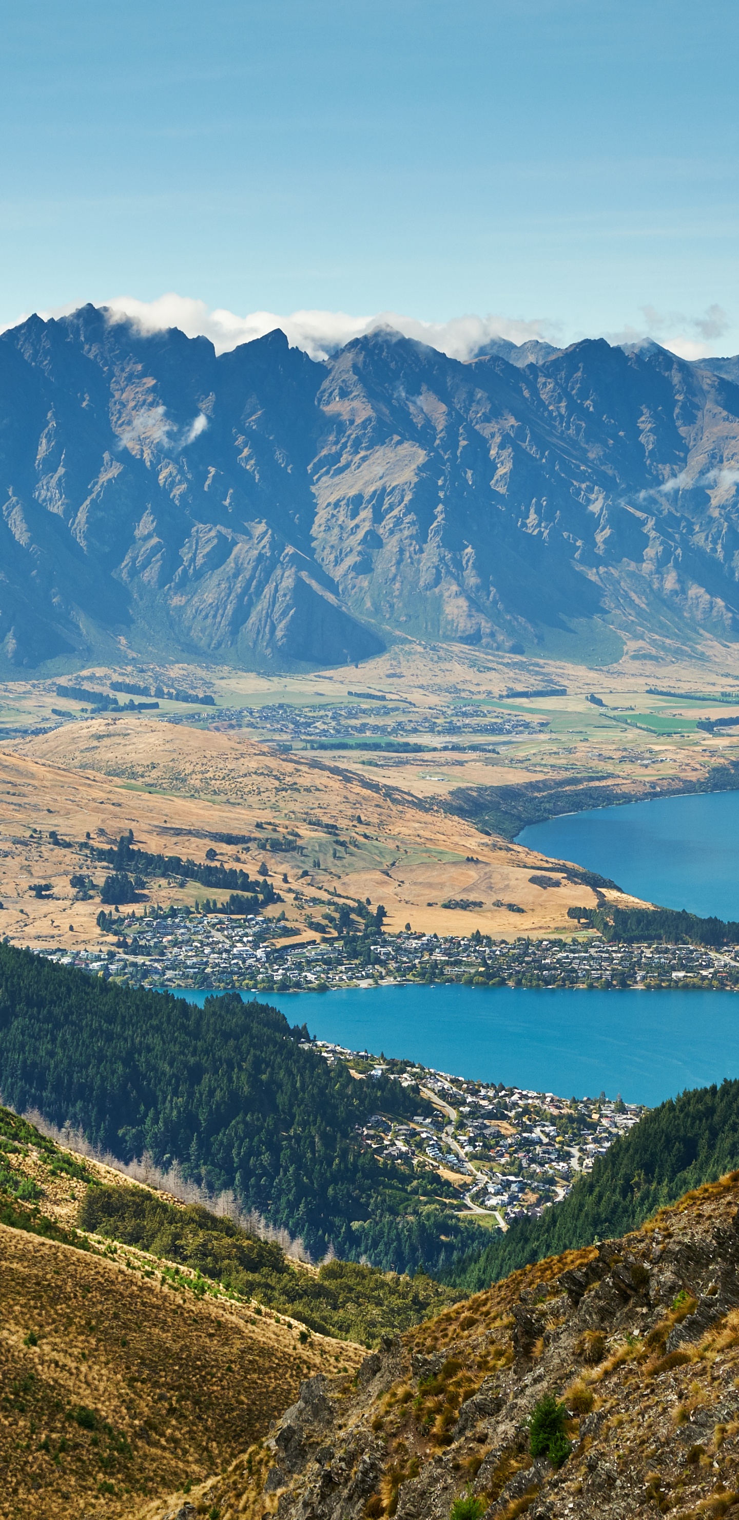 Mountain Range, Mountain, Mountainous Landforms, Highland, Natural Landscape. Wallpaper in 1440x2960 Resolution