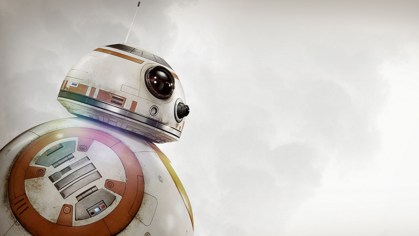 Jouet Robot Jaune et Blanc. Wallpaper in 1366x768 Resolution