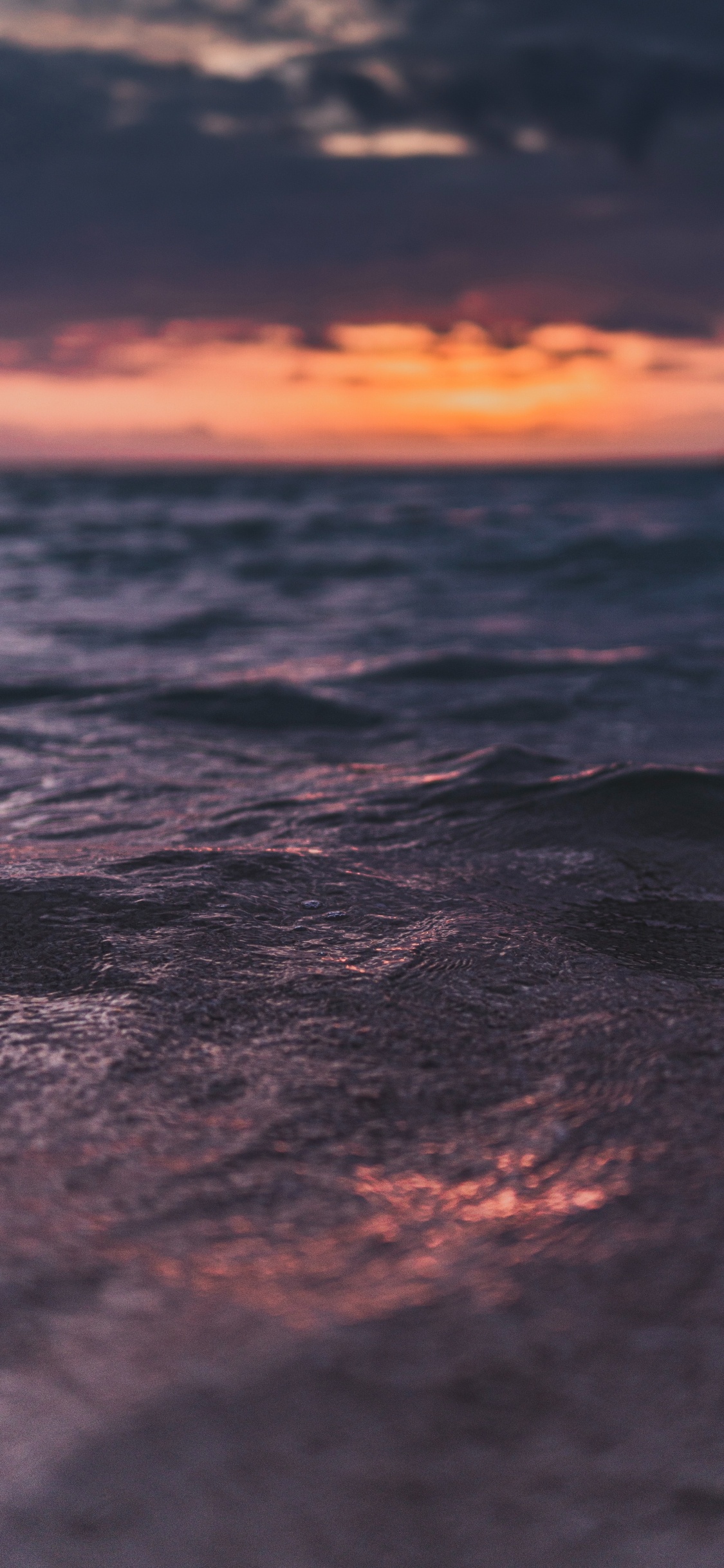 Cuerpo de Agua, Puesta, Mar, Agua, Oceano. Wallpaper in 1125x2436 Resolution