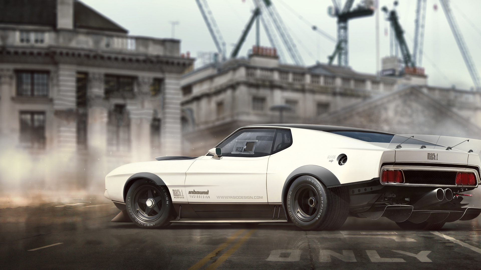 Porsche 911 Blanche Sur Route Pendant la Journée. Wallpaper in 1920x1080 Resolution