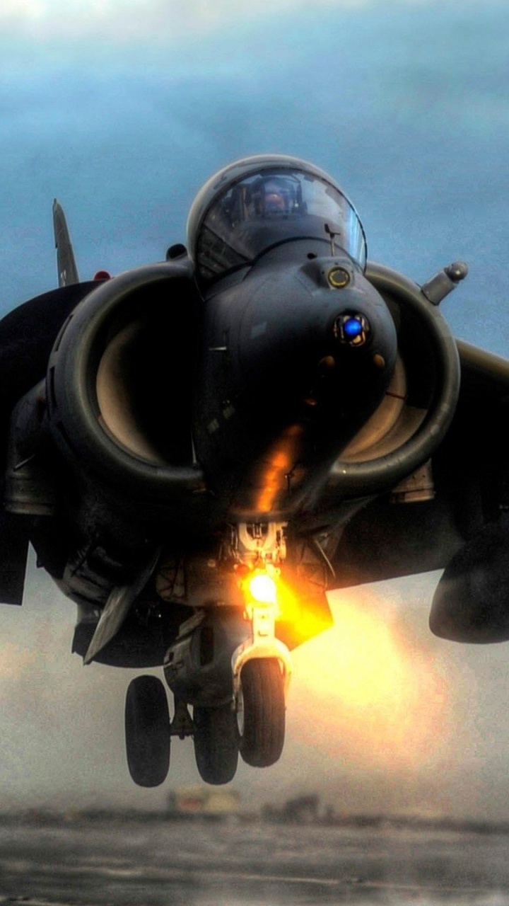 Black Jet Plane on Air During Daytime. Wallpaper in 720x1280 Resolution