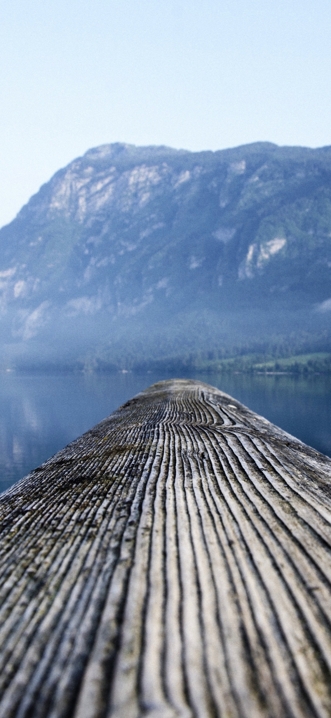 Brown Wooden Dock Near Lake During Daytime. Wallpaper in 1125x2436 Resolution