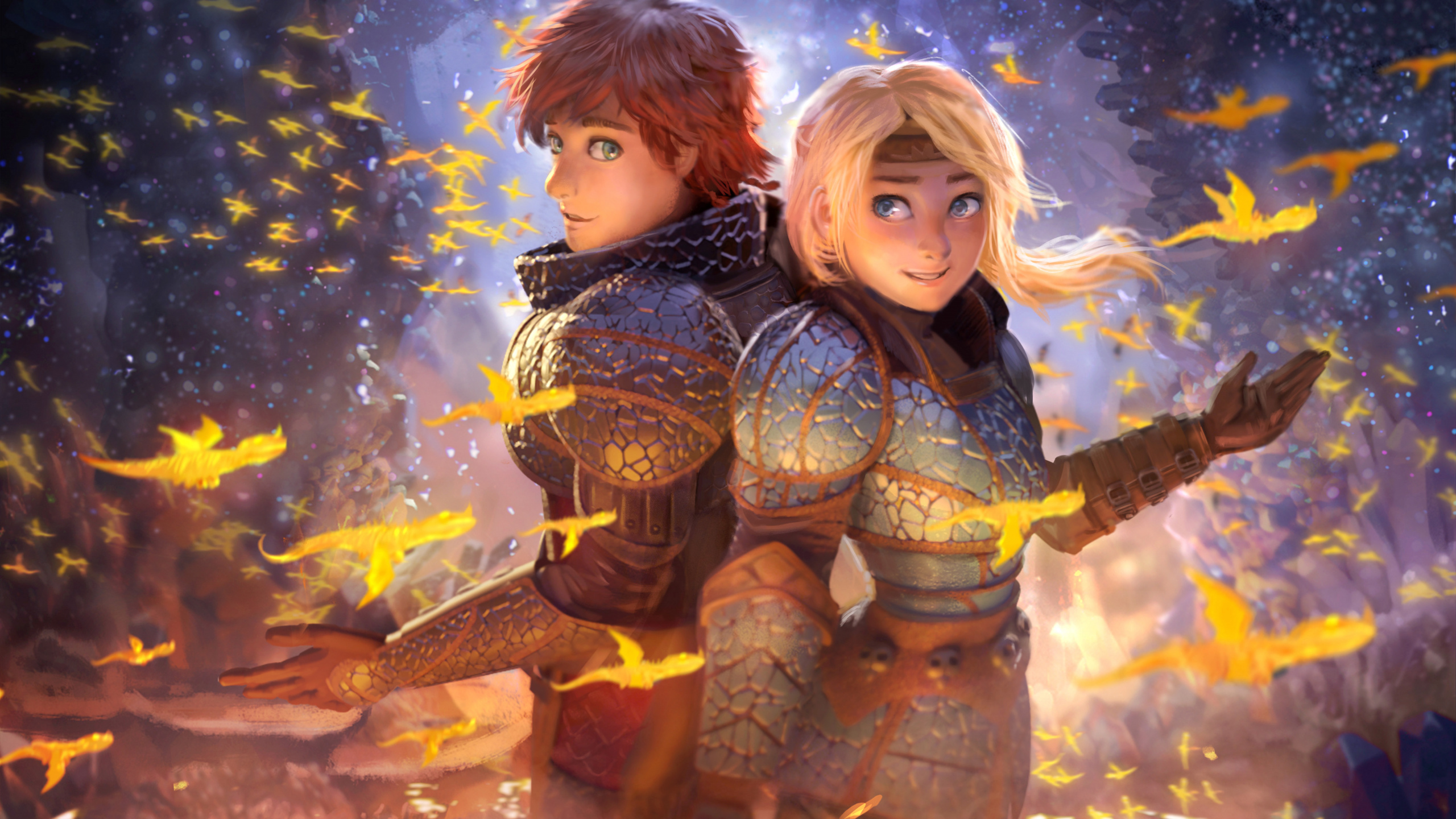 Fille en Chemise à Manches Longues Bleu et Marron et Pantalon Marron Tenant un Fusil Marron et Noir. Wallpaper in 2560x1440 Resolution