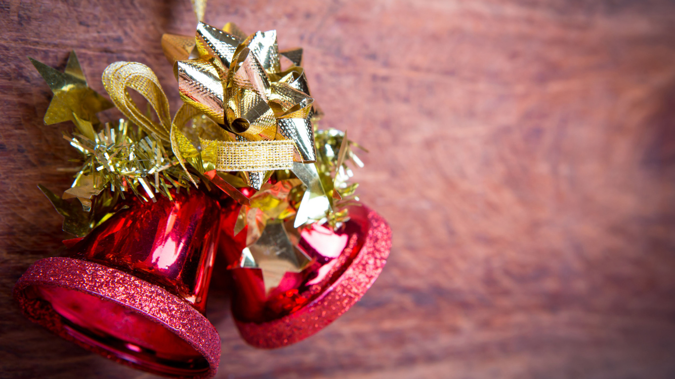 Jingle Bell, Christmas Day, Ded Moroz, Christmas Ornament, Christmas. Wallpaper in 1366x768 Resolution