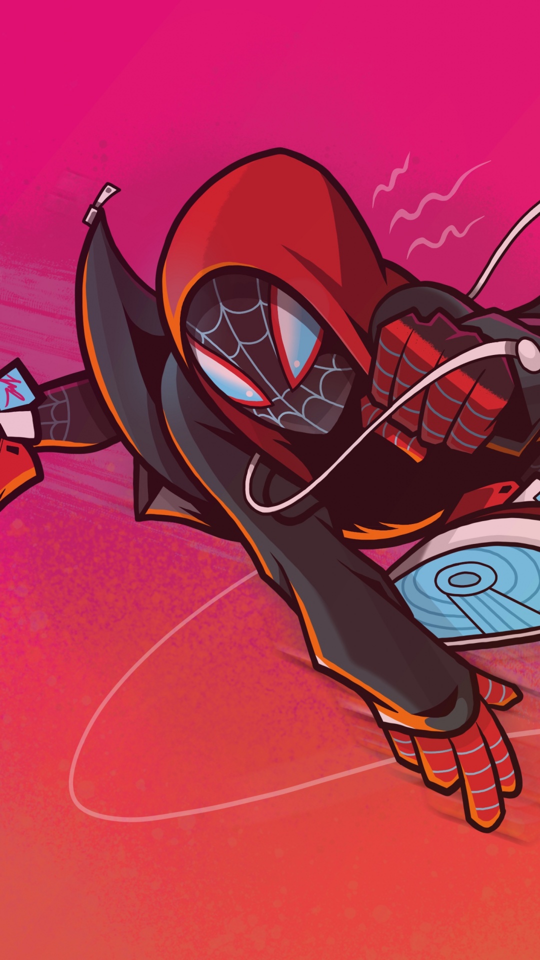 Spider-man, Miles Morales, Merveilles Homme-araignée Miles Morales, Jambon Araignée, Illustration. Wallpaper in 1080x1920 Resolution