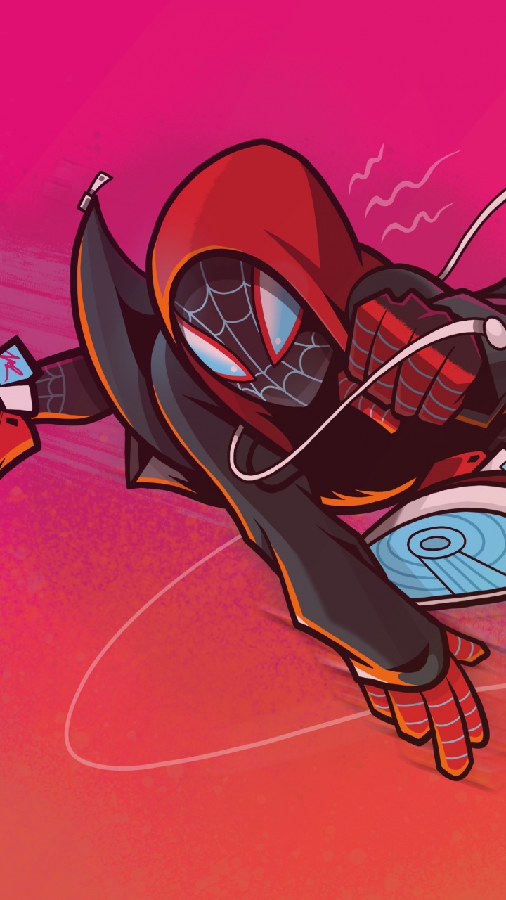 Spider-man, Millas Morales, Maravillas Del Hombre Araña Millas Morales, Jamón Araña, Ilustración. Wallpaper in 720x1280 Resolution