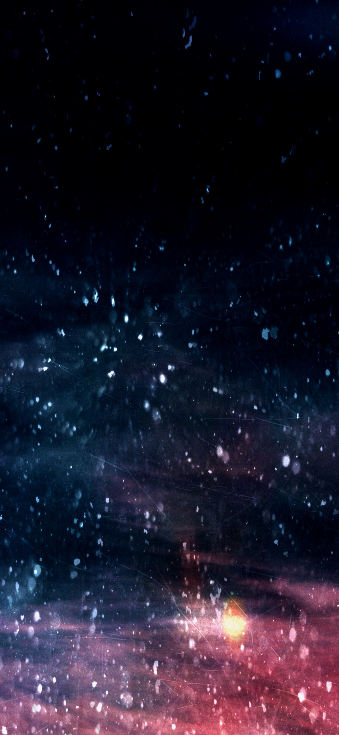 Blue and White Starry Night. Wallpaper in 1125x2436 Resolution