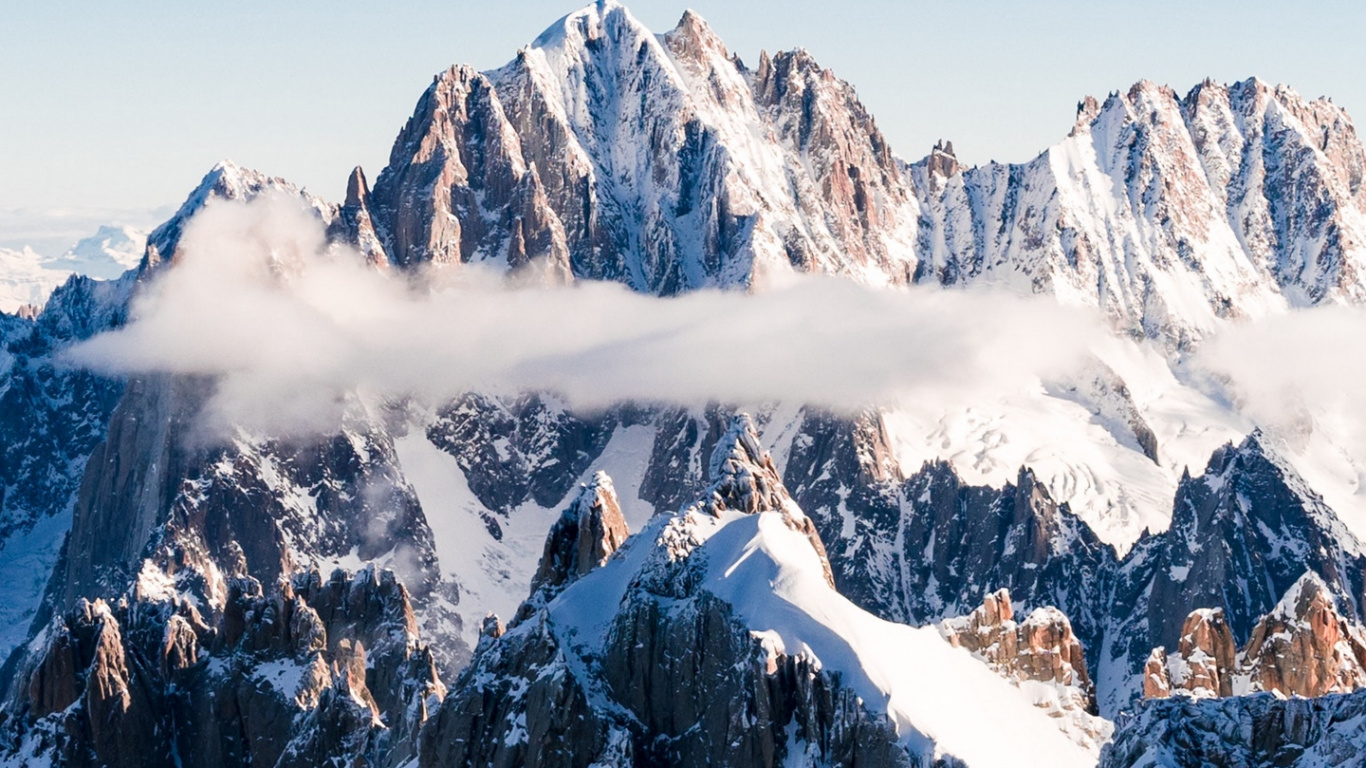 首脑会议, 自然景观, 斜坡, 冰帽, 高地 壁纸 1366x768 允许