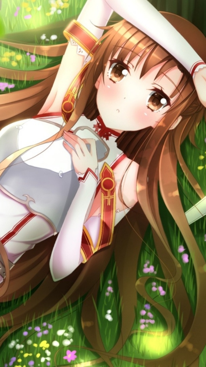 奈, 虚构的人物, 草, Sinon, 菌群 壁纸 720x1280 允许