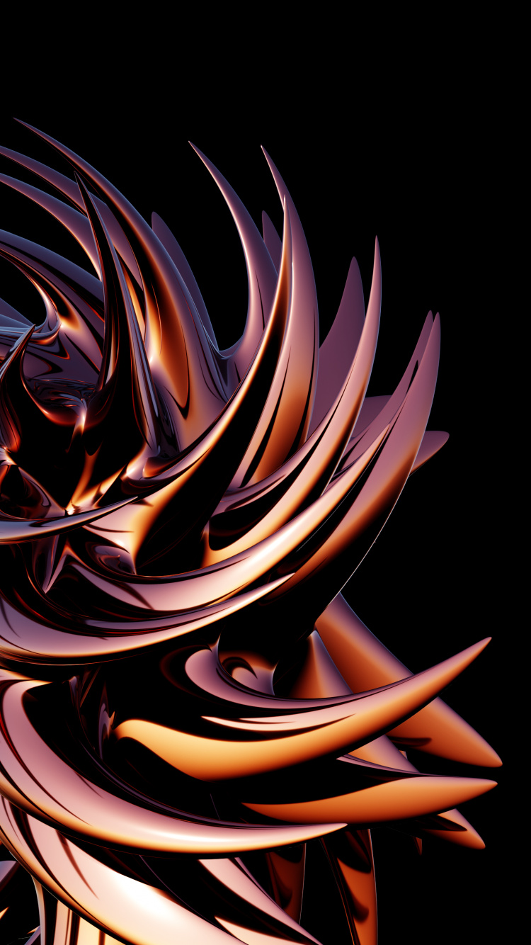 Flamme, Red, Noir, Orange, Graphique. Wallpaper in 750x1334 Resolution