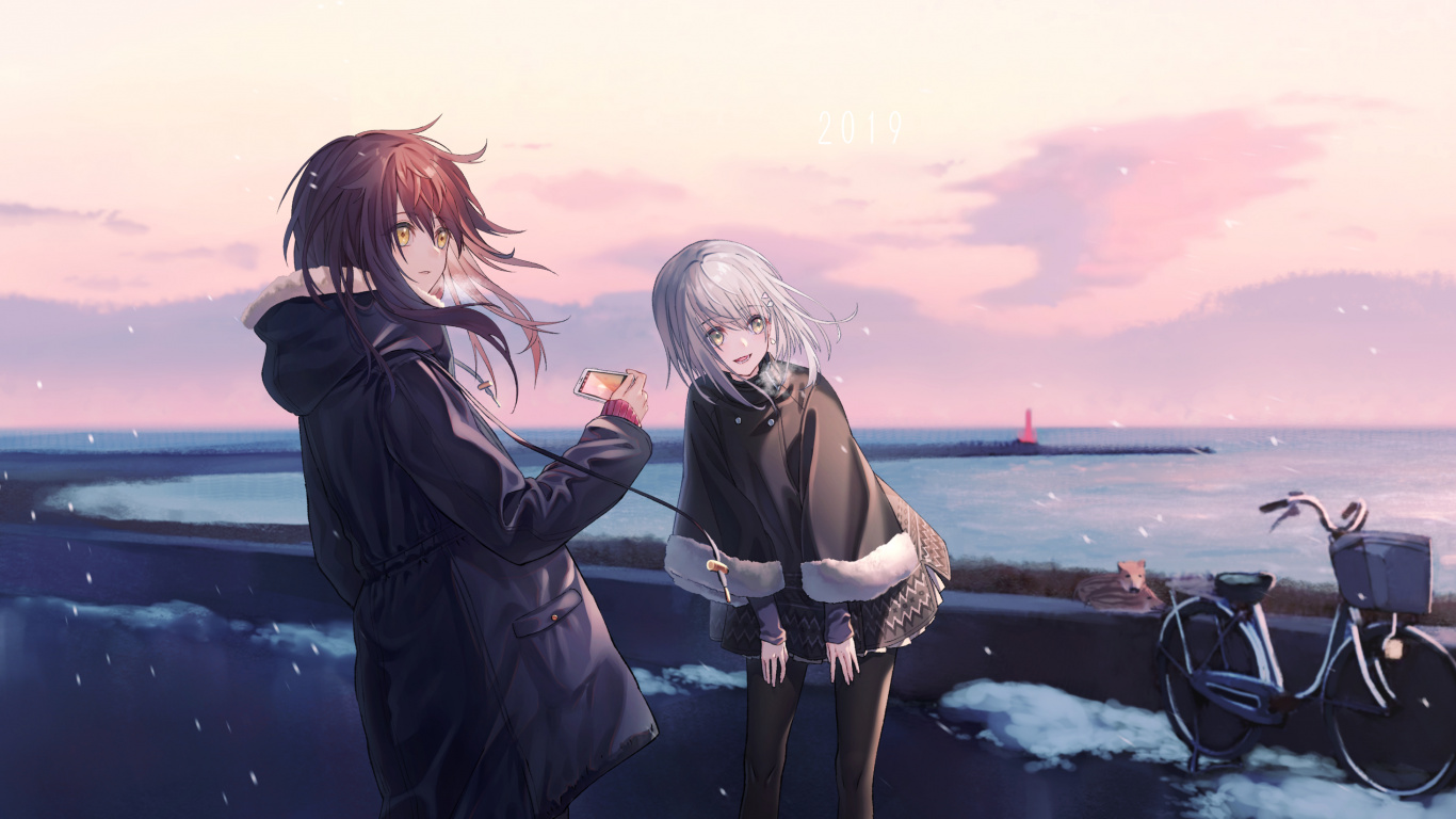 Woman in Black Long Sleeve Dress Standing on Brown Wooden Dock During Daytime. Wallpaper in 1366x768 Resolution