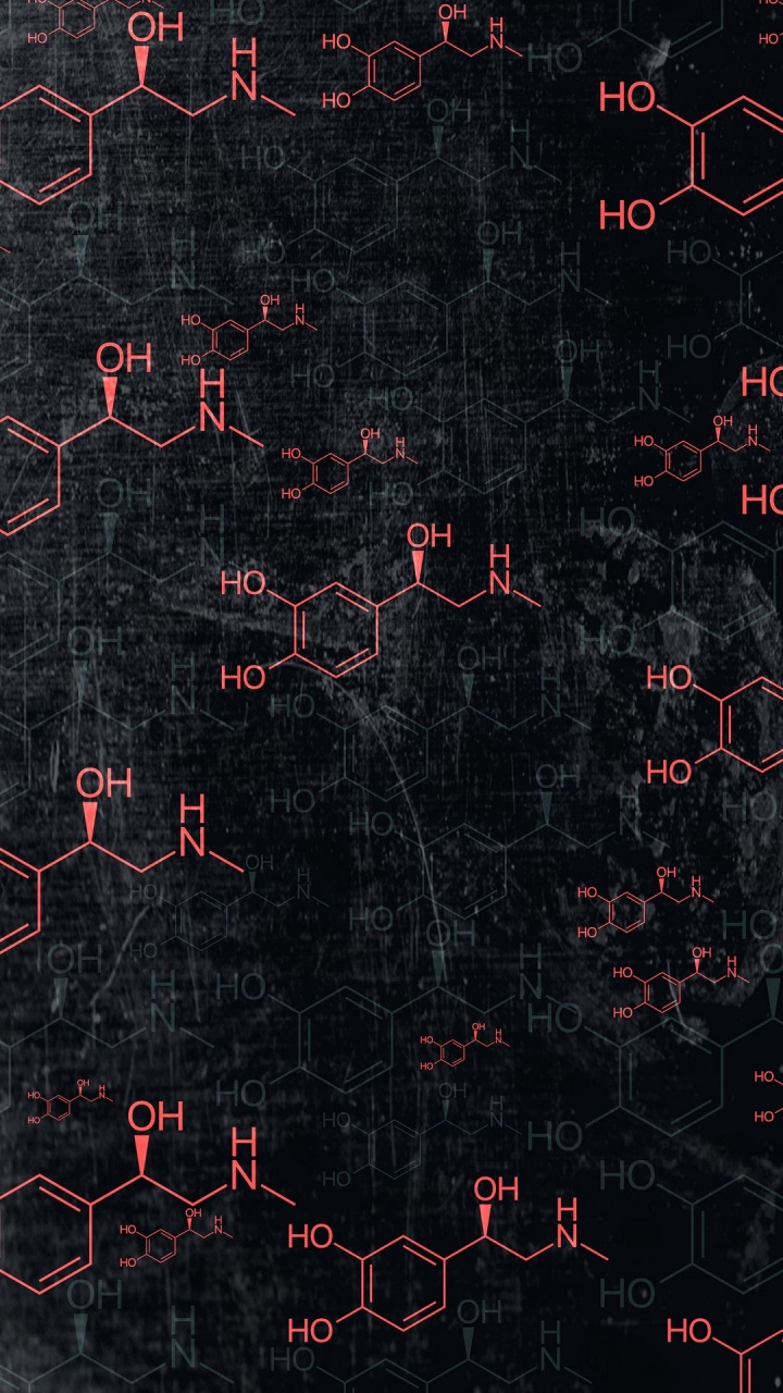 抽象艺术, 笔迹, 黑板上的, 红色的, 工程 壁纸 720x1280 允许