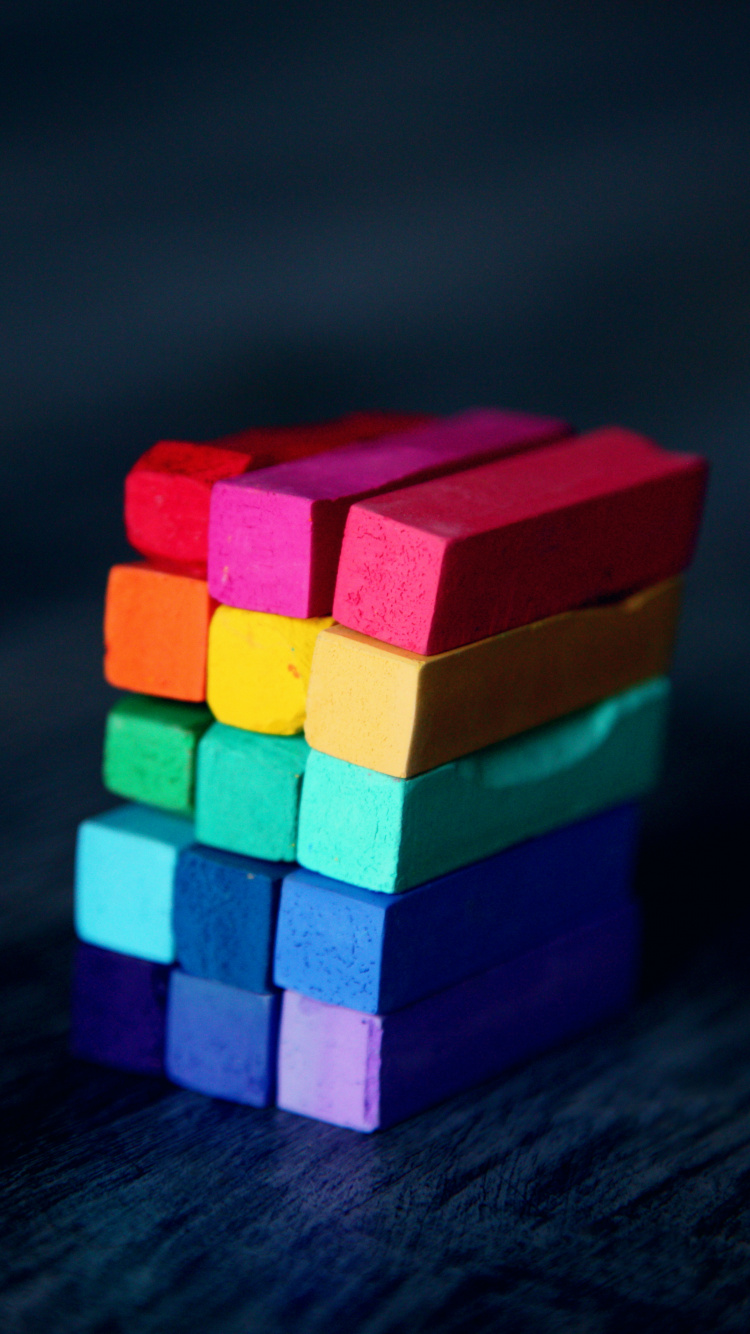 3 x 3 Zauberwürfel. Wallpaper in 750x1334 Resolution