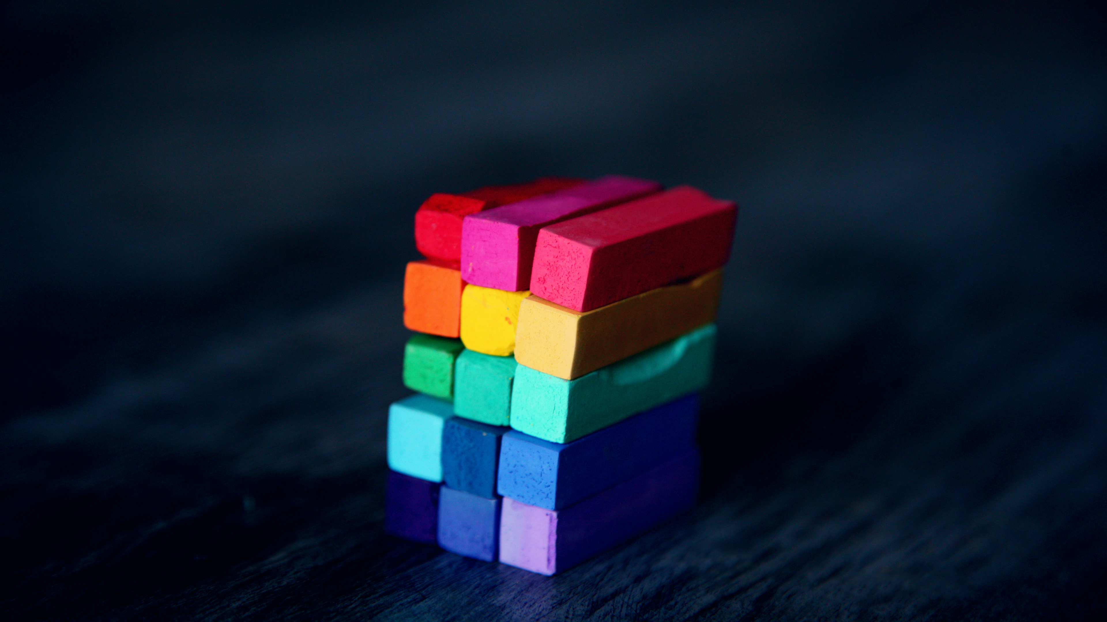 3 Cubes de 3 Rubiks. Wallpaper in 3840x2160 Resolution