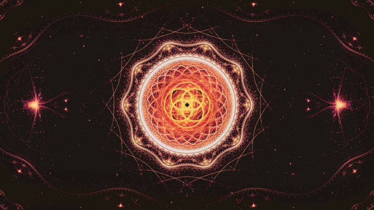 Illustration Ronde Brune et Noire. Wallpaper in 1280x720 Resolution