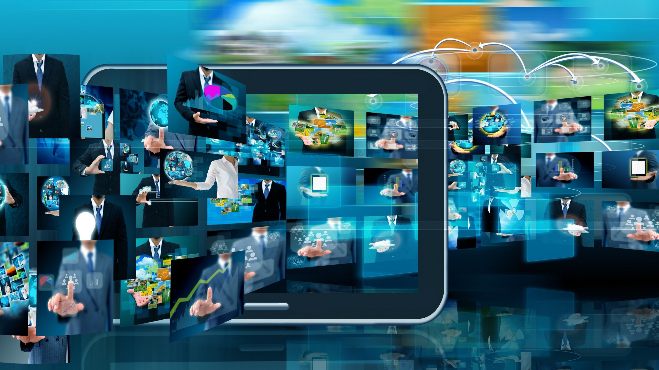 Personnes Assises Sur Une Chaise à L'intérieur de la Chambre. Wallpaper in 2560x1440 Resolution