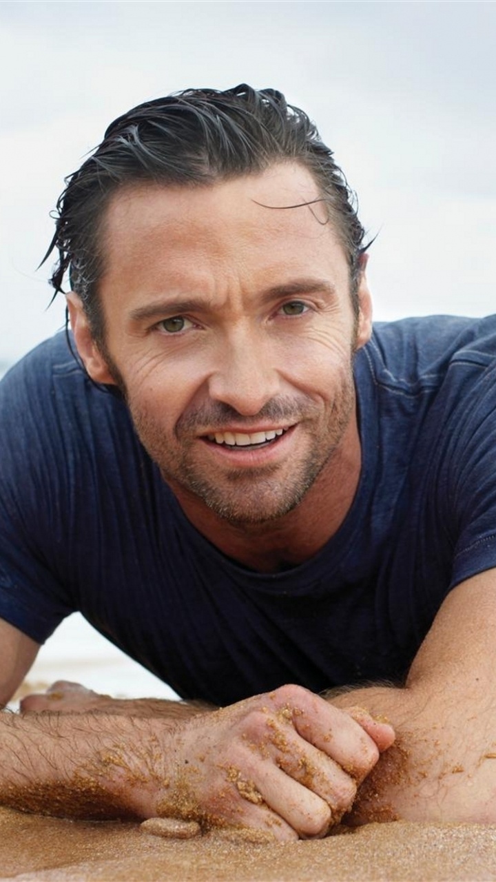 Hugh Jackman, Schauspieler, Muskel, Urlaub, Berühmtheit. Wallpaper in 720x1280 Resolution