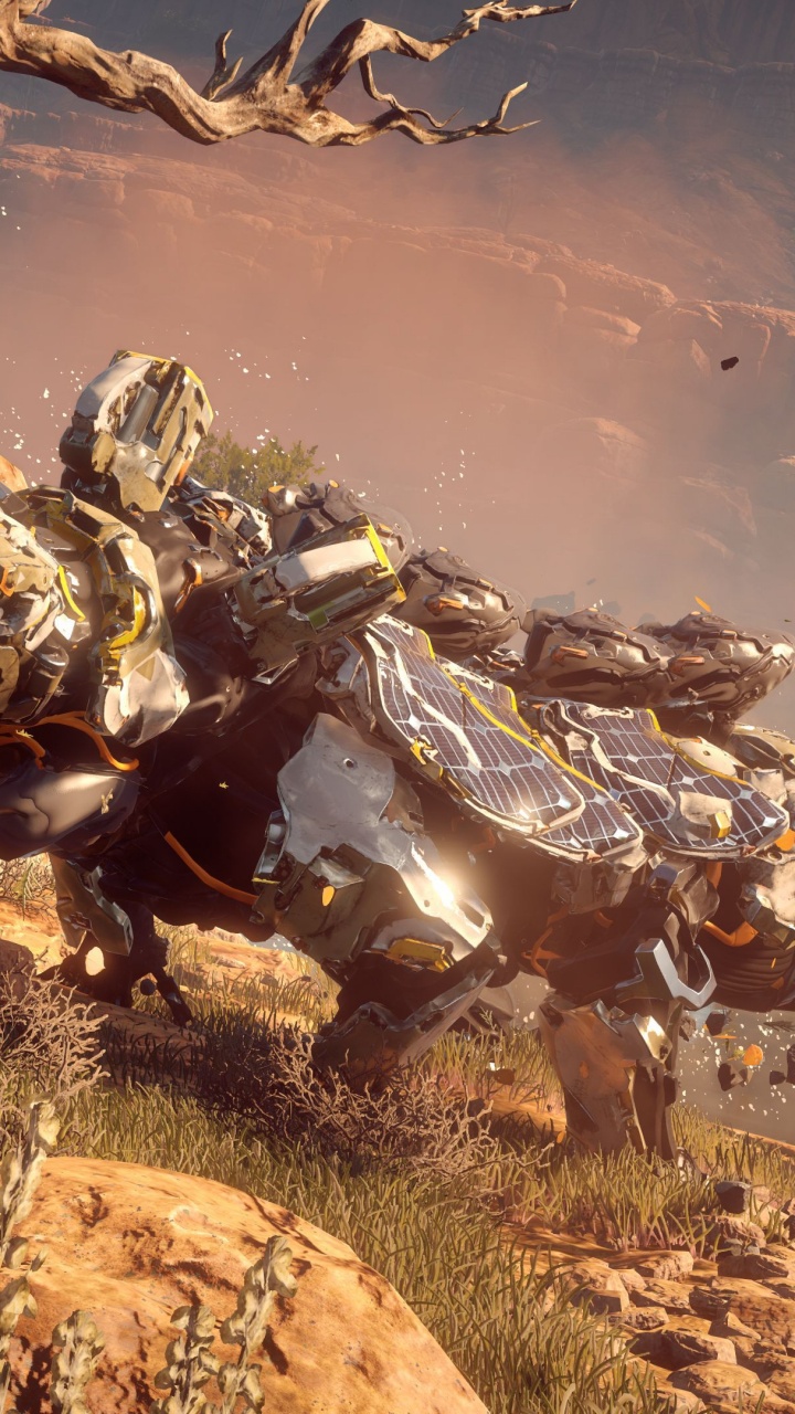 Composición Digital, E3 2016, Dragón, Personaje de Ficción, Aloy. Wallpaper in 720x1280 Resolution