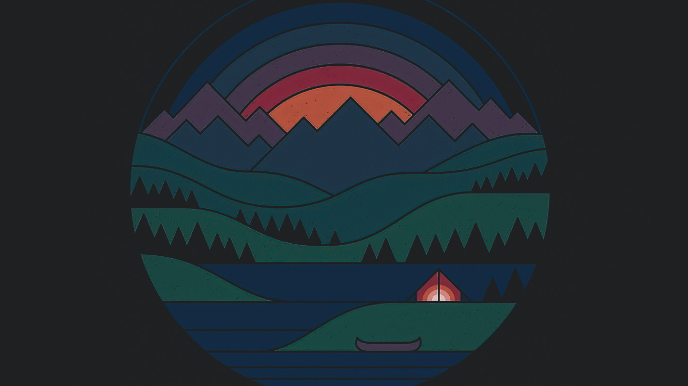 Atmosphäre, Erde, Gas, Farbtöne Und Schattierungen, Kreis. Wallpaper in 1366x768 Resolution