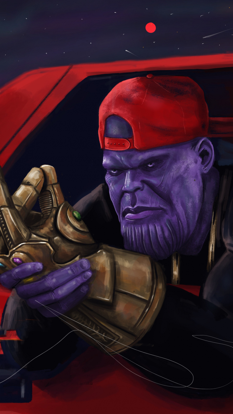 Hombre Con Sombrero Rojo Con Trofeo de Oro. Wallpaper in 750x1334 Resolution