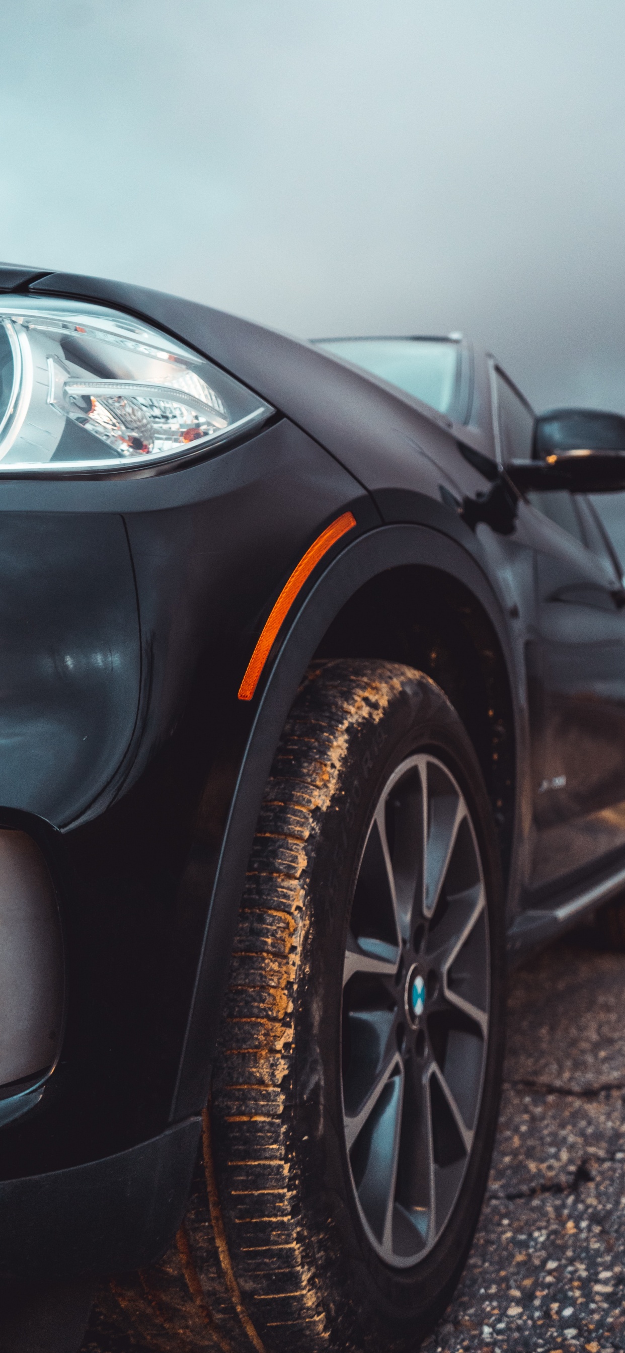 Negro Bmw m 3 Coupe. Wallpaper in 1242x2688 Resolution