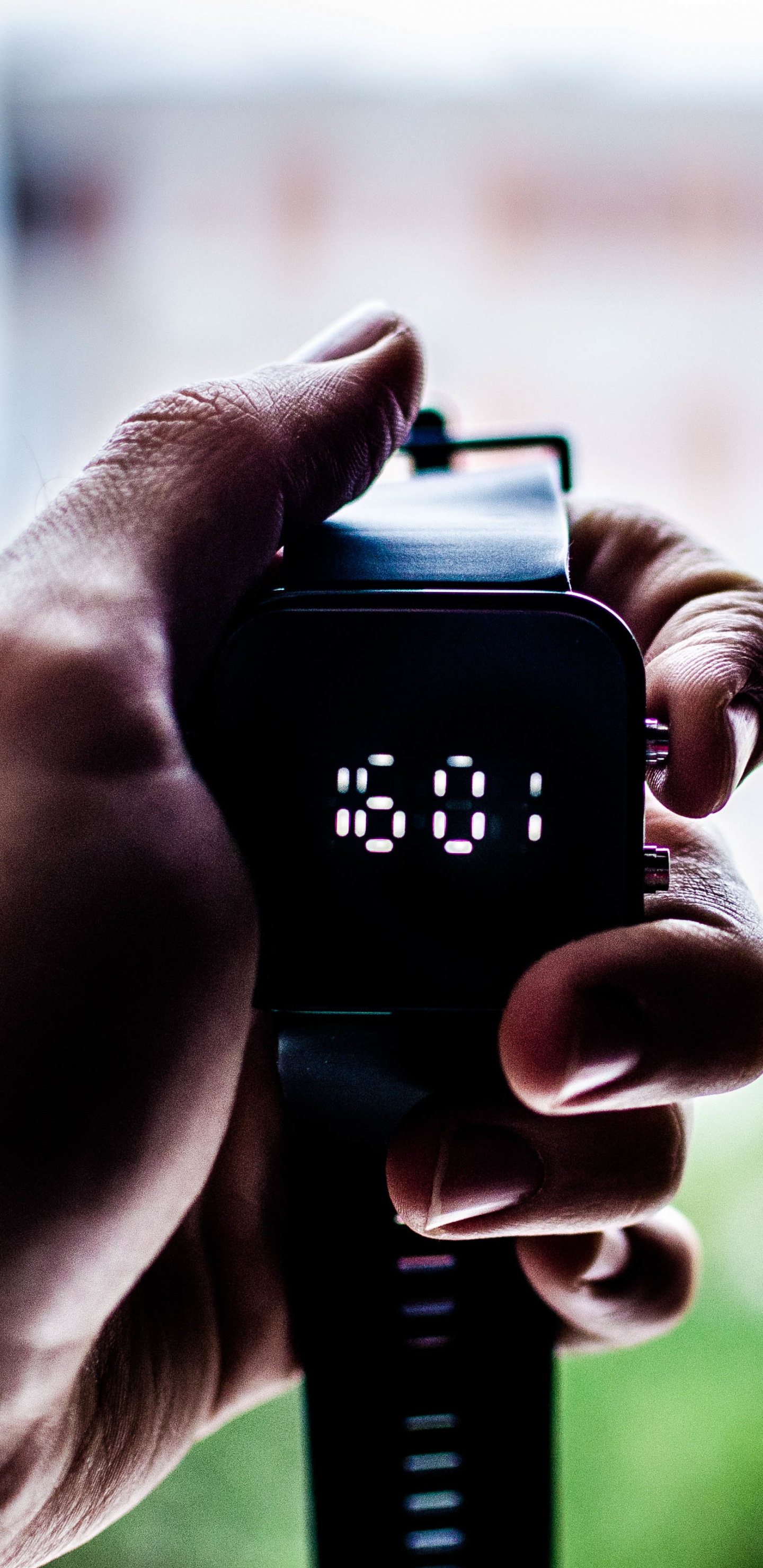 Person Holding Black Digital Device. Wallpaper in 1440x2960 Resolution