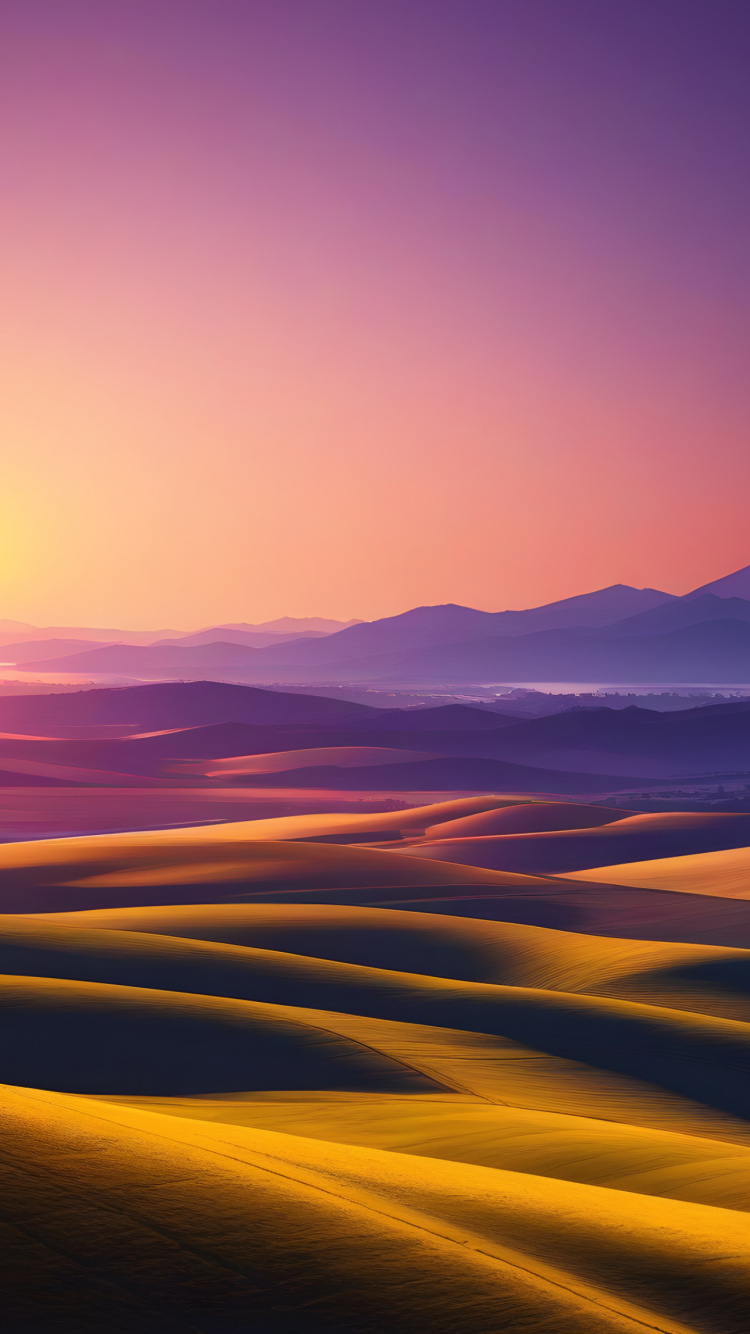 Afterglow, Manzana, Apple Watch, Ios 17, Paisaje Natural. Wallpaper in 750x1334 Resolution