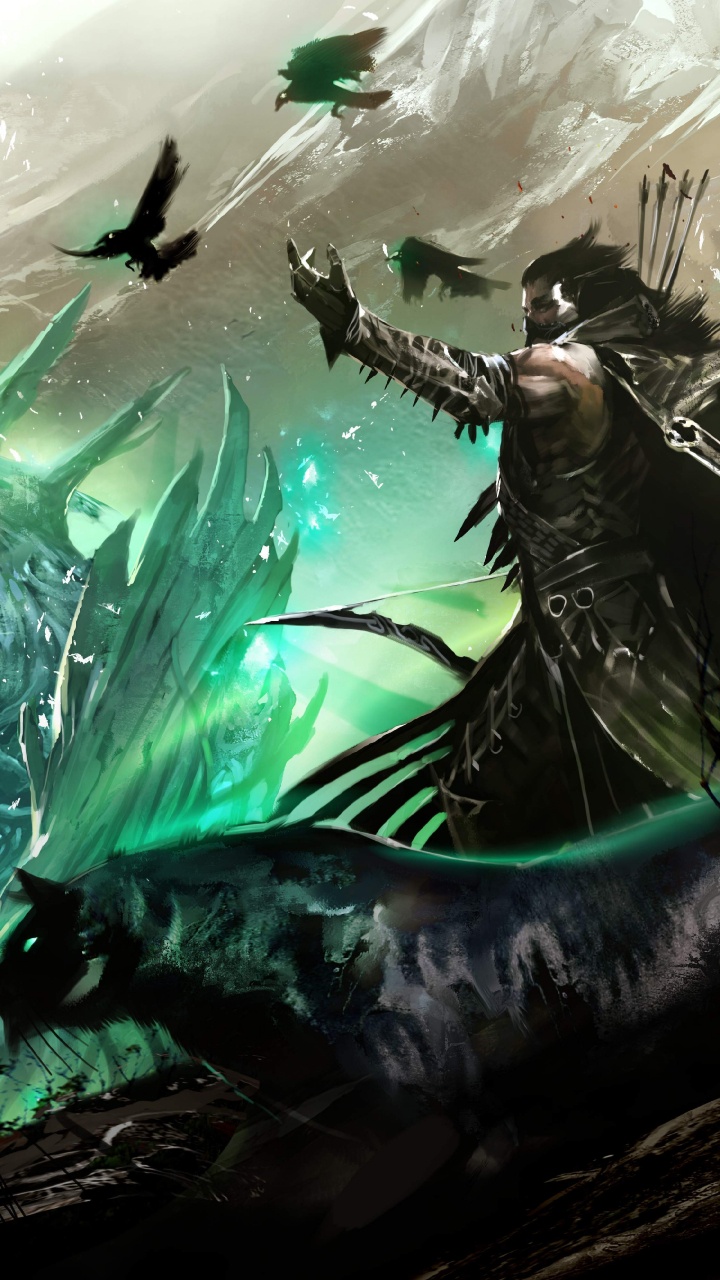 Hombre de Traje Negro Con Espada Negra. Wallpaper in 720x1280 Resolution