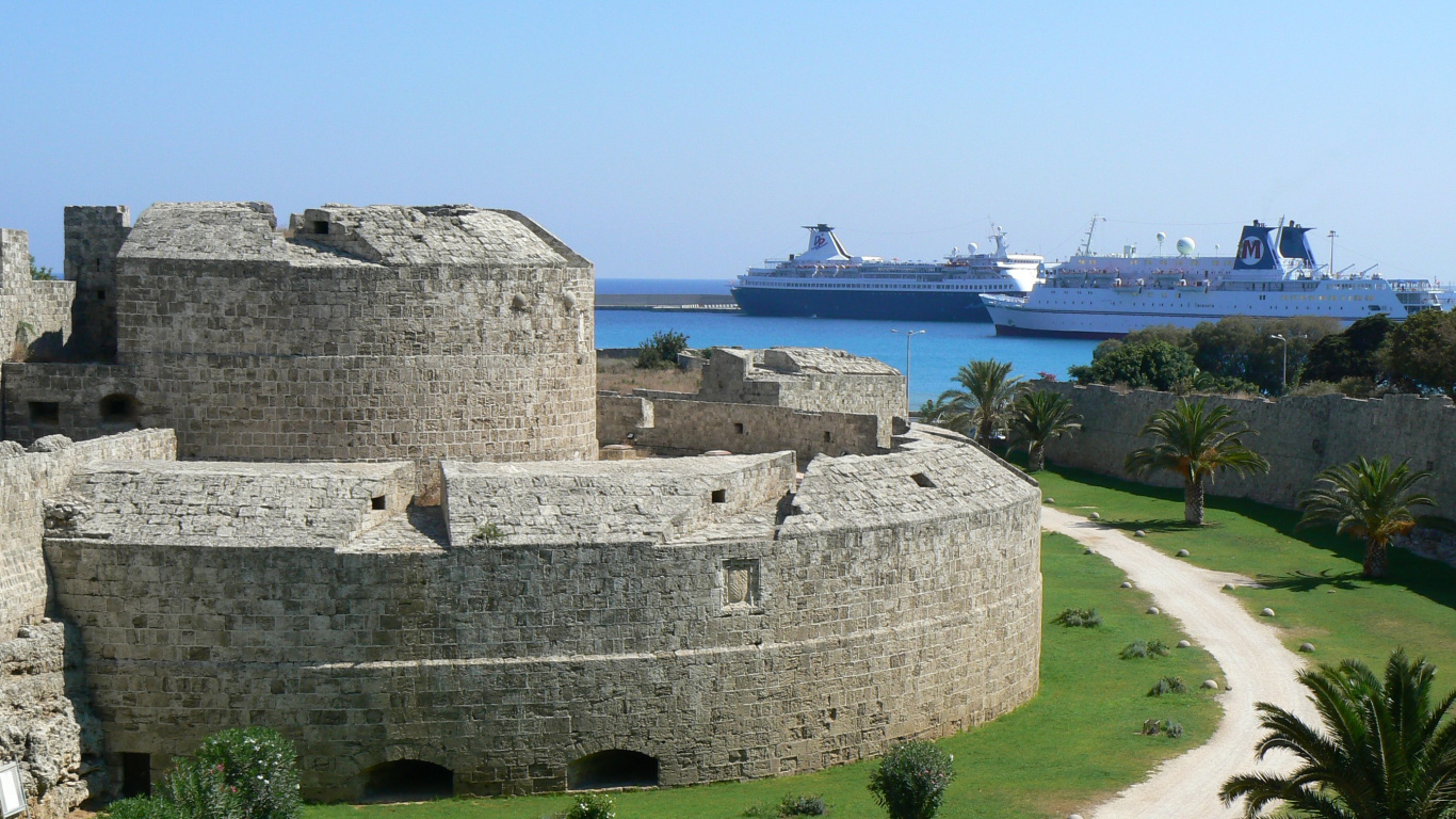 Fortification, Moyen-âge, Architecture, Histoire, Bâtiment. Wallpaper in 1366x768 Resolution