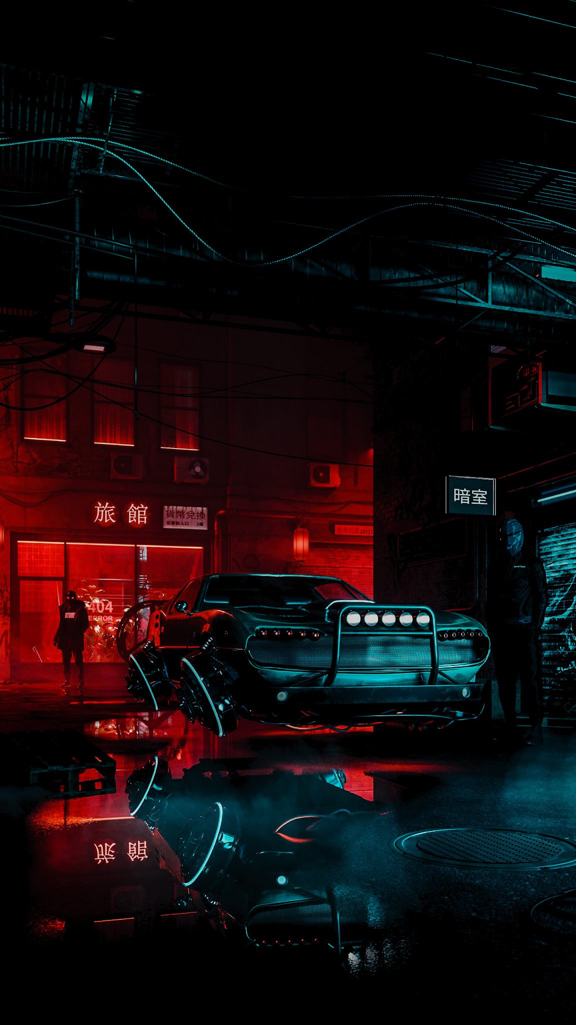 Wallpaper Cyberpunk 2077 Cyberpunk Science Fiction Building Automotive  Lighting Background  Download Free Image