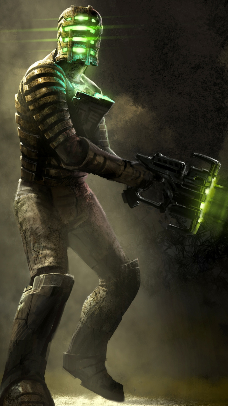 Dead Space, Dead Space 2, Dead Space 3, Isaac Clarke, Playstation 3. Wallpaper in 750x1334 Resolution