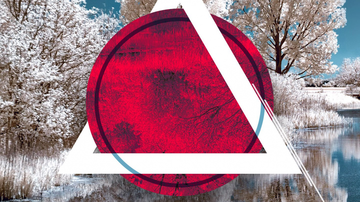 Winter, Snow, Water, Plant, Nature. Wallpaper in 1366x768 Resolution