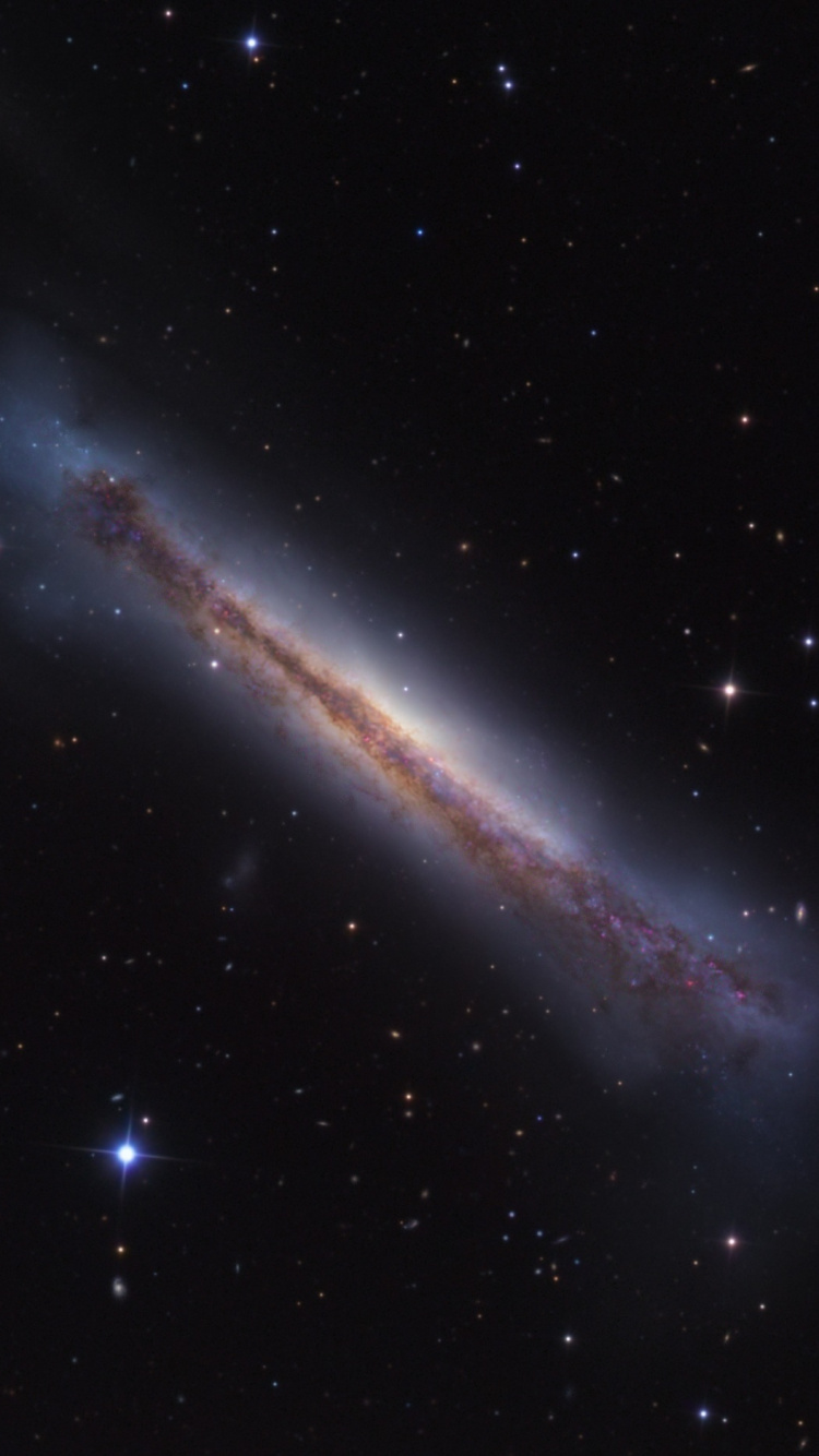 Sterne am Himmel Während Der Nacht. Wallpaper in 750x1334 Resolution