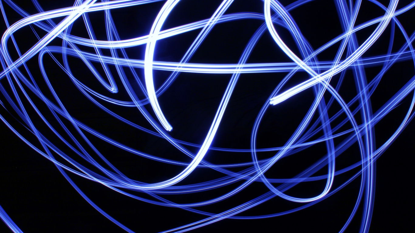 Android, Pixel, Azure, Purple, Art. Wallpaper in 1366x768 Resolution