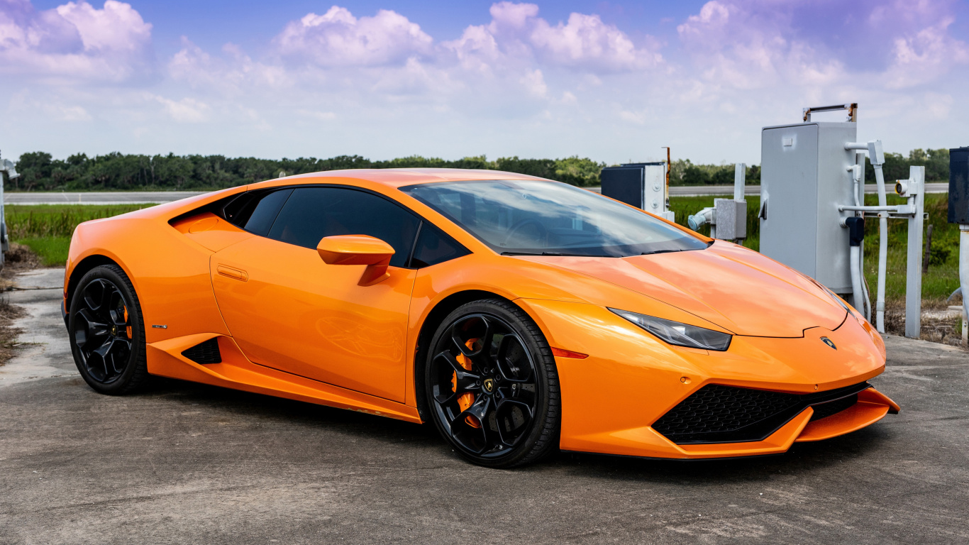 Lamborghini, Coche, Lamborghini Gallardo, Lamborghini Huracan, Supercoche. Wallpaper in 1366x768 Resolution