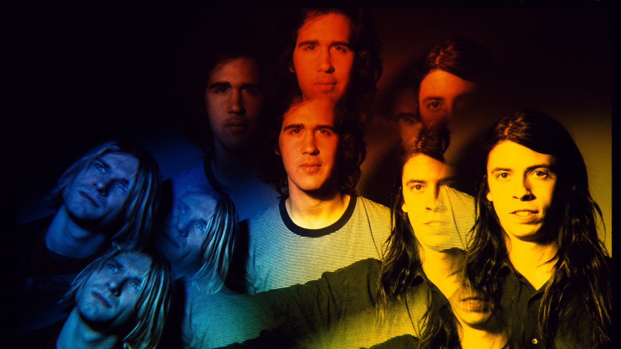 Dave Grohl, Nirwana, Nevermind, Spaß, Nacht. Wallpaper in 1280x720 Resolution