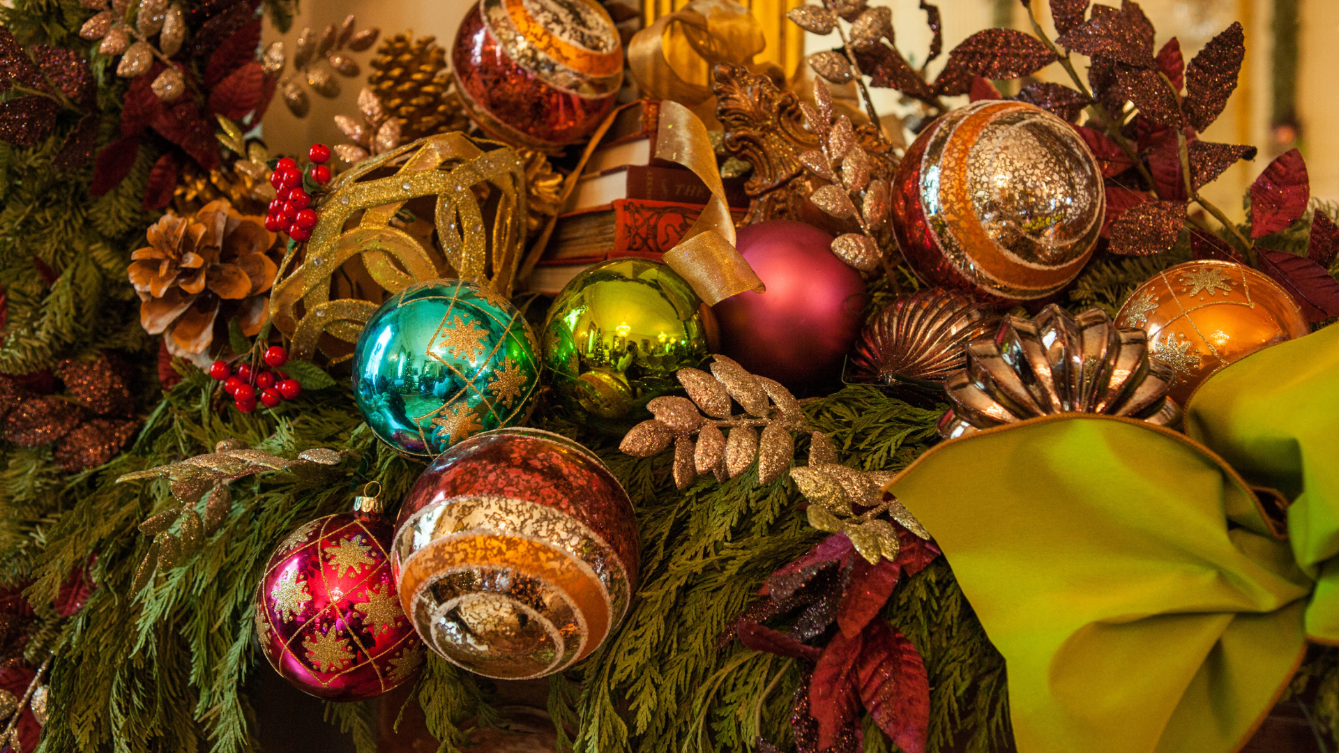 New Year, Christmas Ornament, Holiday, Christmas Day, Christmas Decoration. Wallpaper in 1920x1080 Resolution