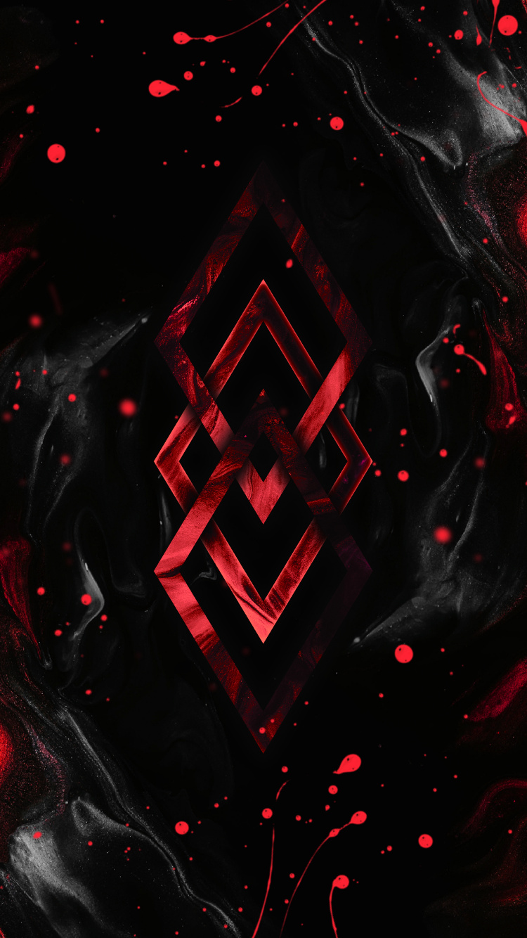 Triangulo, Magenta, Patrón, Arte, Espacio. Wallpaper in 750x1334 Resolution