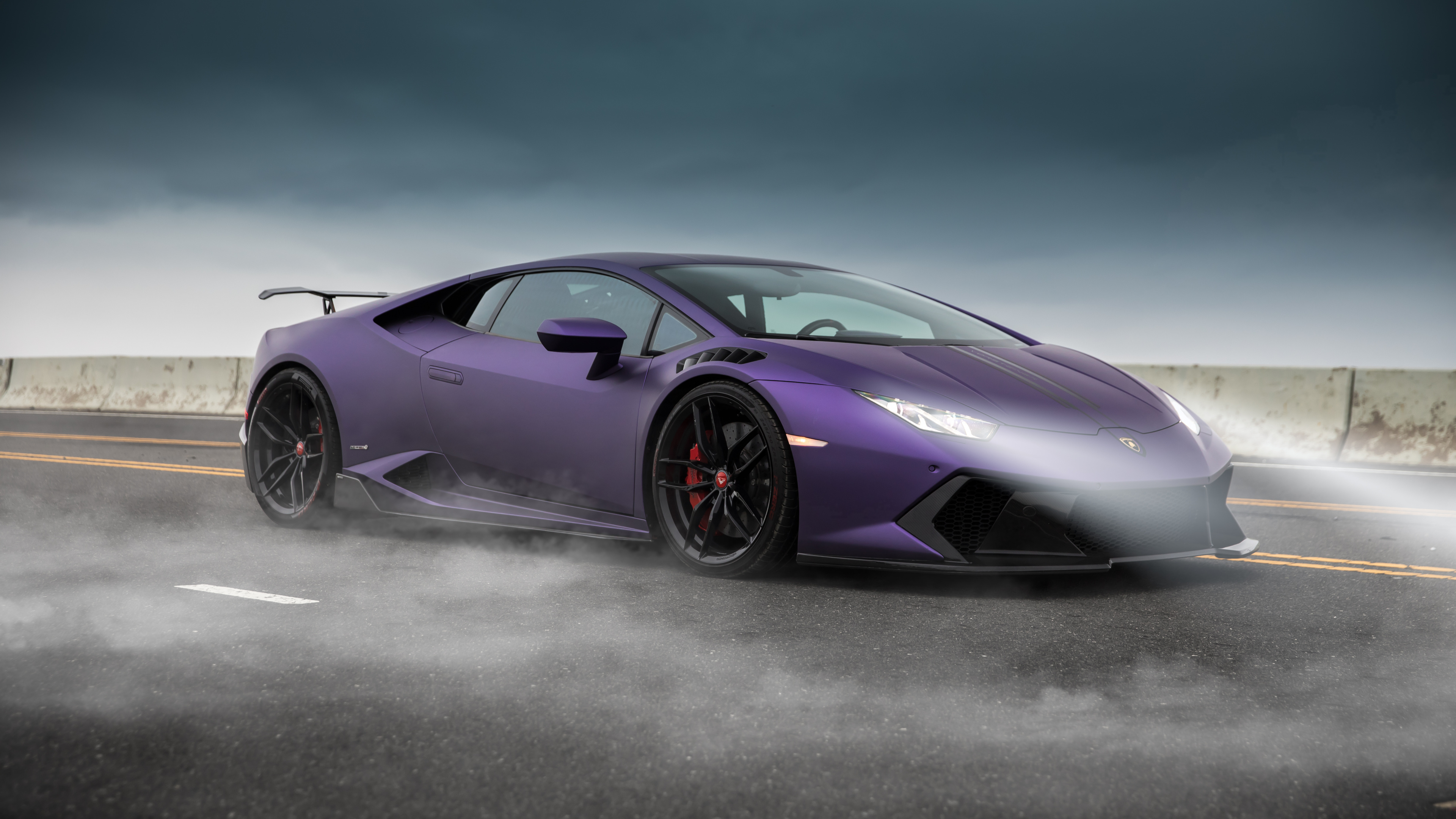 Red Ferrari 458 Italia on Gray Asphalt Road. Wallpaper in 3840x2160 Resolution