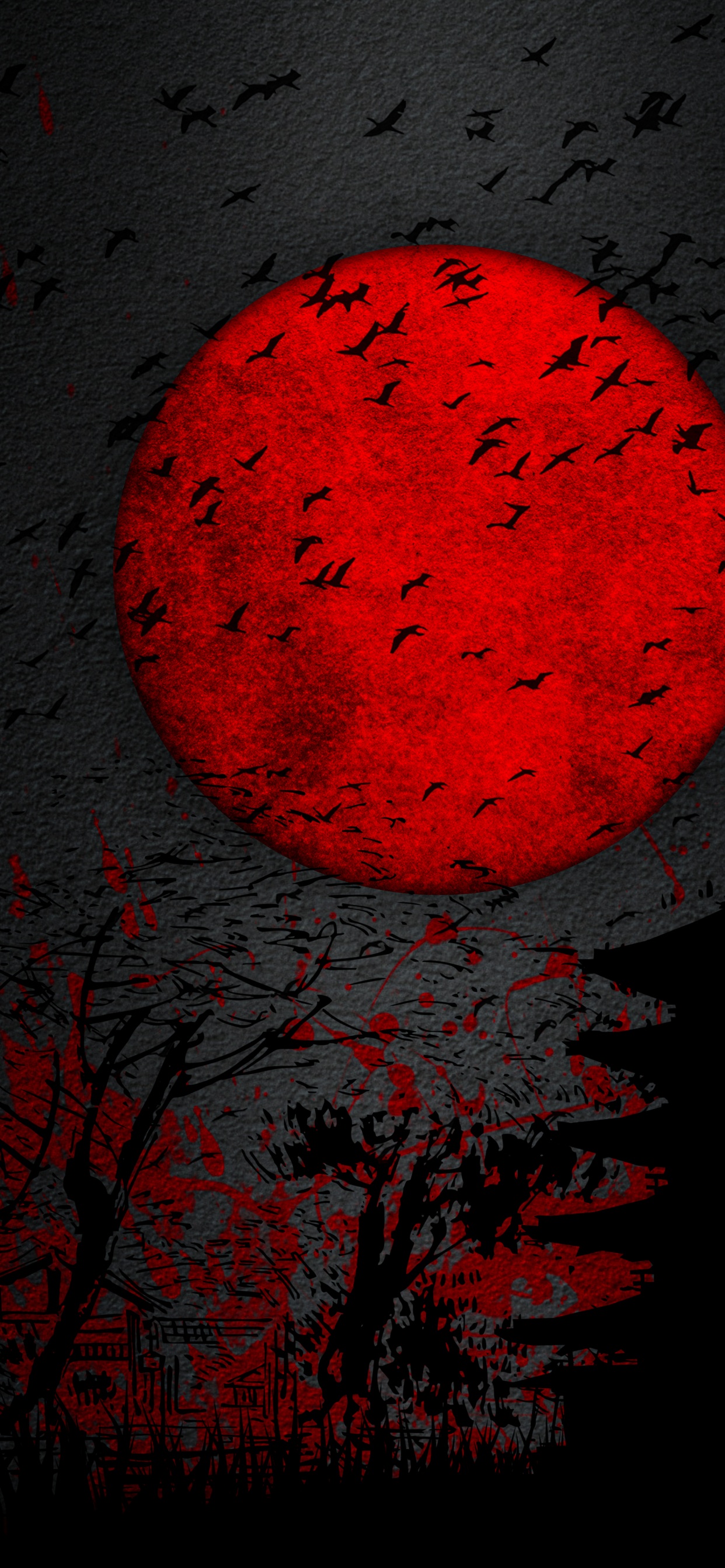 Visual Arts, Natur, Blatt, Branch, Orange. Wallpaper in 1242x2688 Resolution