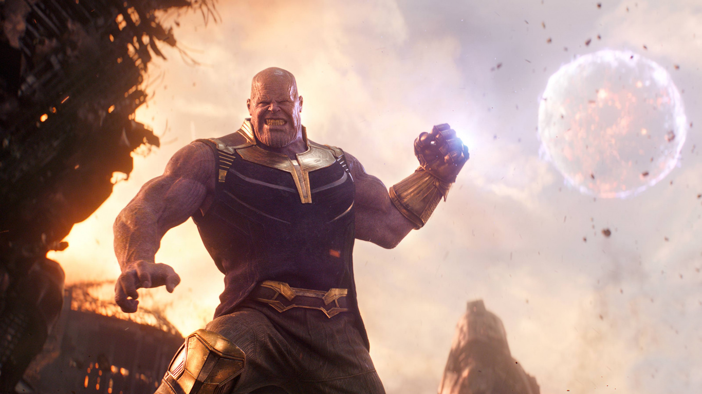 Thanos, Marvel Comics, Marvel Studios, The Avengers, Captain America. Wallpaper in 1366x768 Resolution