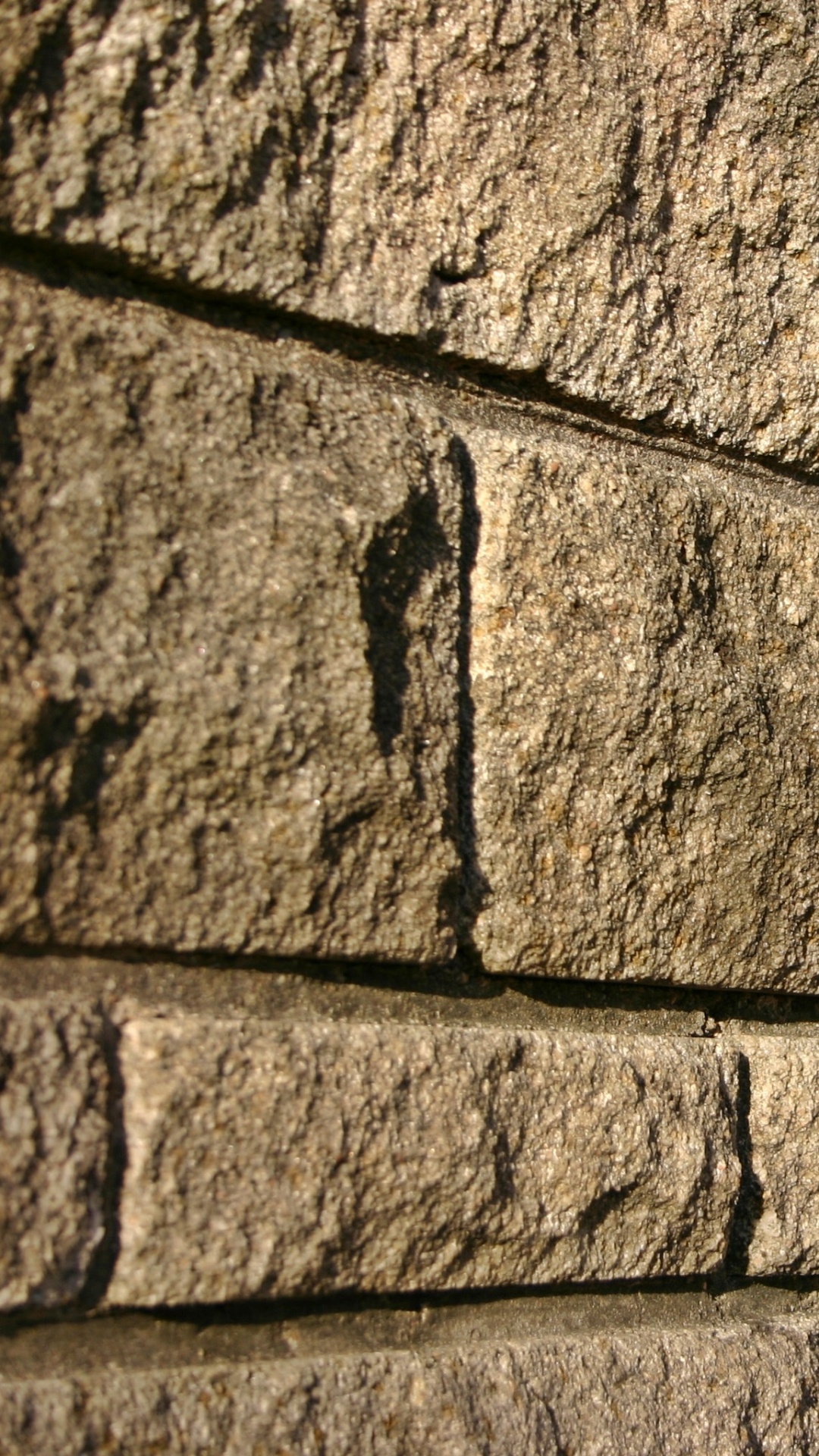 Gray and Black Brick Wall. Wallpaper in 1080x1920 Resolution