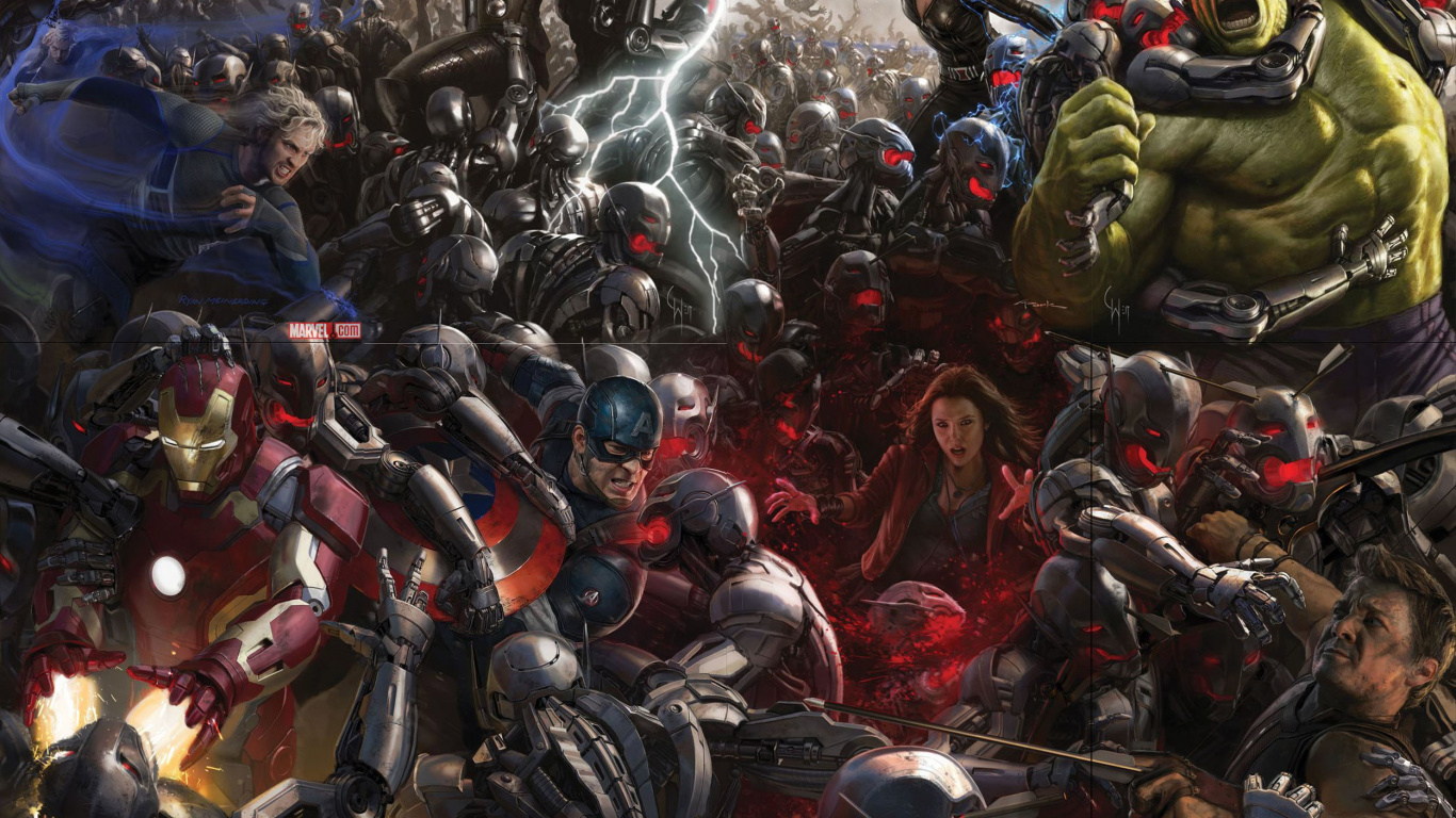 Juguete Robot Verde y Rojo. Wallpaper in 1366x768 Resolution