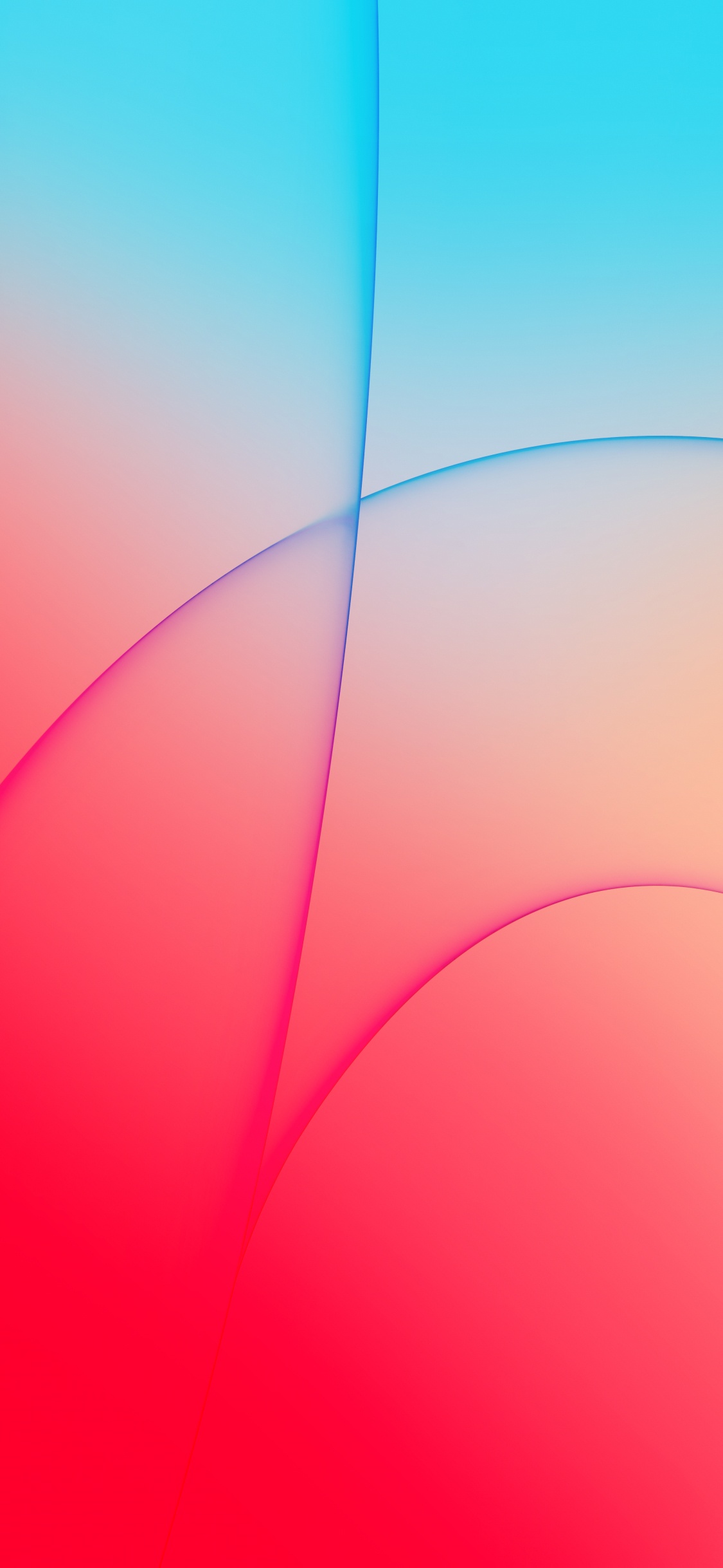 Mathematics, Geometry, Orange, Pink, Magenta. Wallpaper in 1125x2436 Resolution